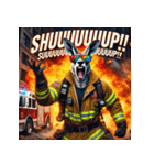 カンガルー消防士！！（個別スタンプ：27）