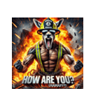 カンガルー消防士！！（個別スタンプ：32）