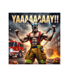 カンガルー消防士！！（個別スタンプ：36）