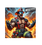 カンガルー消防士！！（個別スタンプ：37）