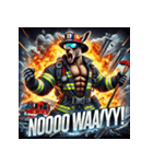 カンガルー消防士！！（個別スタンプ：38）