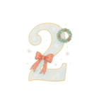 着物女子のクリスマスアドベントカレンダー（個別スタンプ：33）