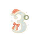 着物女子のクリスマスアドベントカレンダー（個別スタンプ：34）