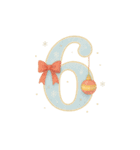 着物女子のクリスマスアドベントカレンダー（個別スタンプ：37）