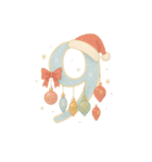 着物女子のクリスマスアドベントカレンダー（個別スタンプ：40）