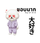 ビジョンフリーゼのタイ語と日本語会話（個別スタンプ：19）