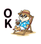 柴犬で日本語と韓国語会話（個別スタンプ：27）