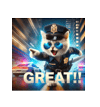 キャットポリス24時（個別スタンプ：8）