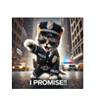 キャットポリス24時（個別スタンプ：16）