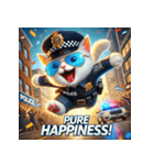 キャットポリス24時（個別スタンプ：24）