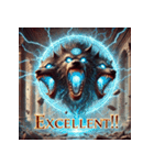 地獄の番犬-ケルベロス（個別スタンプ：10）