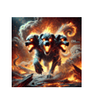地獄の番犬-ケルベロス（個別スタンプ：14）