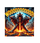 地獄の番犬-ケルベロス（個別スタンプ：18）