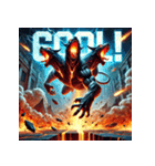 地獄の番犬-ケルベロス（個別スタンプ：22）