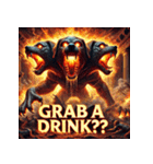 地獄の番犬-ケルベロス（個別スタンプ：23）