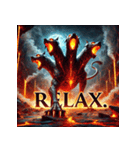 地獄の番犬-ケルベロス（個別スタンプ：35）