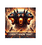 地獄の番犬-ケルベロス（個別スタンプ：38）