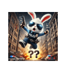 ラビットポリス24時（個別スタンプ：9）