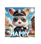 ラビットポリス24時（個別スタンプ：21）