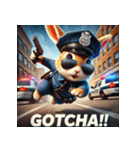 ラビットポリス24時（個別スタンプ：24）