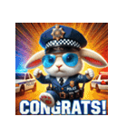 ラビットポリス24時（個別スタンプ：34）