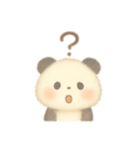 ゆるいパンダの日常あいさつ（個別スタンプ：4）