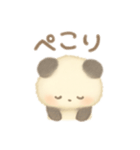 ゆるいパンダの日常あいさつ（個別スタンプ：5）