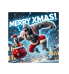 最強ゴリサンタ（個別スタンプ：6）