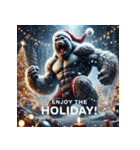 最強ゴリサンタ（個別スタンプ：8）