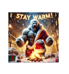 最強ゴリサンタ（個別スタンプ：9）