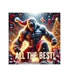 最強ゴリサンタ（個別スタンプ：12）