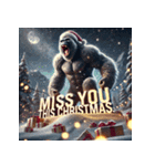 最強ゴリサンタ（個別スタンプ：18）