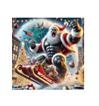 最強ゴリサンタ（個別スタンプ：22）