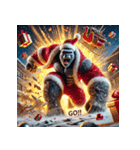 最強ゴリサンタ（個別スタンプ：28）