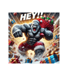 最強ゴリサンタ（個別スタンプ：30）