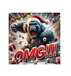 最強ゴリサンタ（個別スタンプ：32）