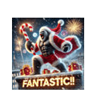 最強ゴリサンタ（個別スタンプ：34）