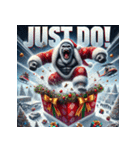 最強ゴリサンタ（個別スタンプ：36）