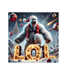 最強ゴリサンタ（個別スタンプ：38）