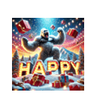 最強ゴリサンタ（個別スタンプ：39）