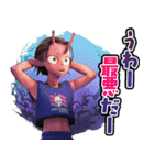 『銀河特急 ミルキー☆サブウェイ』第2弾（個別スタンプ：4）