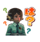 『銀河特急 ミルキー☆サブウェイ』第2弾（個別スタンプ：7）