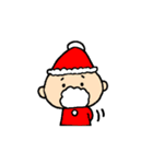 動くサンタクロースとトナカイ（個別スタンプ：2）