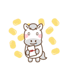 あおうまちゃんの年賀スタンプ（個別スタンプ：24）