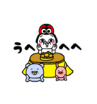 シュルレアリスム。かわいい冬（個別スタンプ：3）