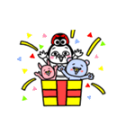 シュルレアリスム。かわいい冬（個別スタンプ：21）