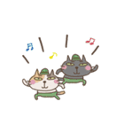 ねこがいる。【動く2】（個別スタンプ：9）