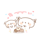 もるちゃんとみるくちゃんあけおめ（再販）（個別スタンプ：15）