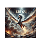 覇翼ペガサス【最強リアリスティック】（個別スタンプ：5）