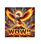 覇翼ペガサス【最強リアリスティック】（個別スタンプ：9）